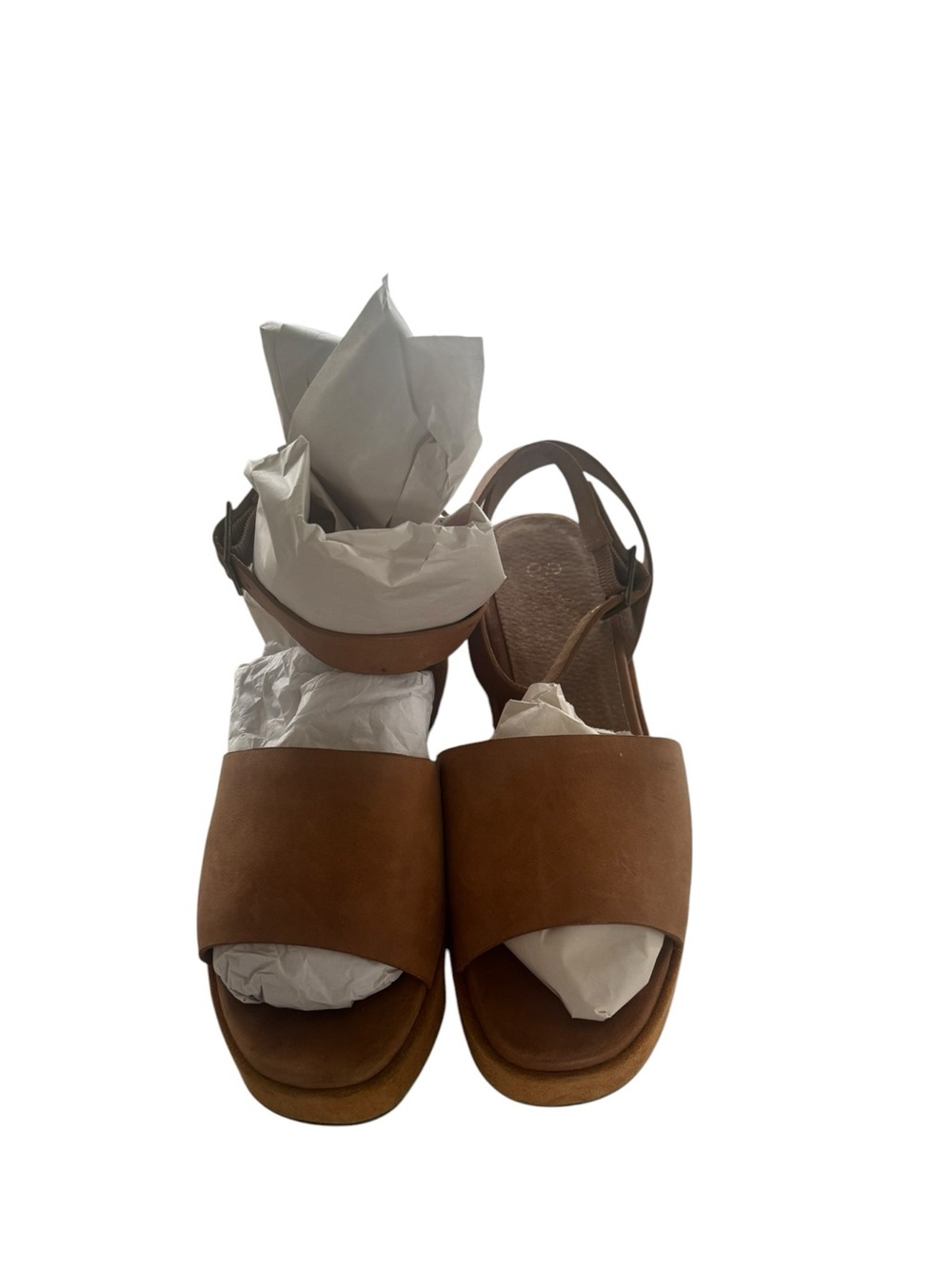 Seychelles Calming Influence Tan Platform Ankle-Strap Sandals - Picture 5 of 8